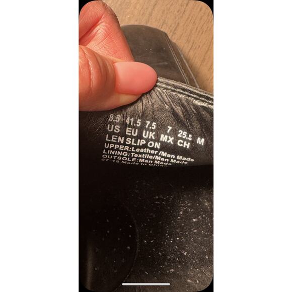 Kenneth Cole Black Leather Slip-on Men’s Dress Shoes Square Toe 8.5‎ - Picture 6 of 6